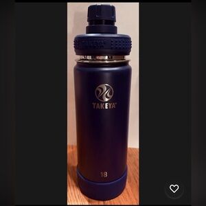 Takeya Navy Insulated Water Bottle